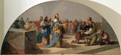 La parabola degli invitati al matrimonio del figlio del re, 1796-97 da Francisco de Goya